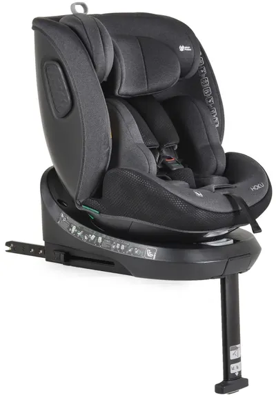Scaun auto Cangaroo - Hoku, IsoFix, i-Size, 40-150 cm, negru