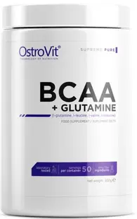 BCAA + Glutamine, fără gust, 500 g, OstroVit