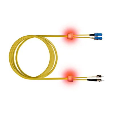 FO LED Patch Cord Premium, Duplex, SCD/ST, E09/125 OS2, 2m