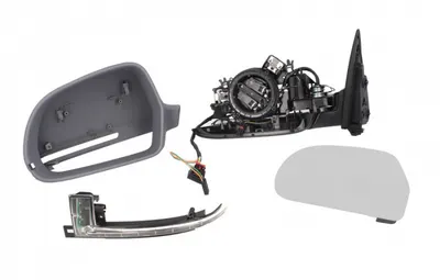 Oglinda stanga electrica, asferic, incalzita, grunduita AUDI A6 intre 2008-2011