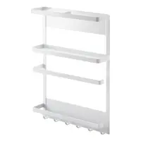 Suport magnetic YAMAZAKI Tower Magnetic Side Rack, mare, alb