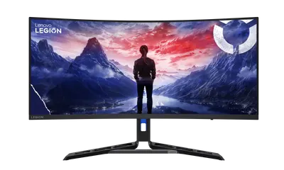 Monitor Gaming Lenovo Legion R34w-30, 34", 3440 x 1440 pixeli, Black, 3 ani Garantie