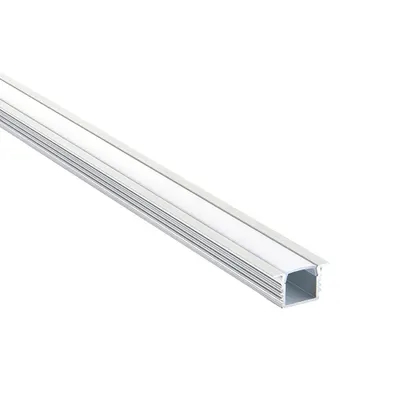 Profile banda led, Rigel Recessed 2m Aluminium Profile/Extrusion Silver
