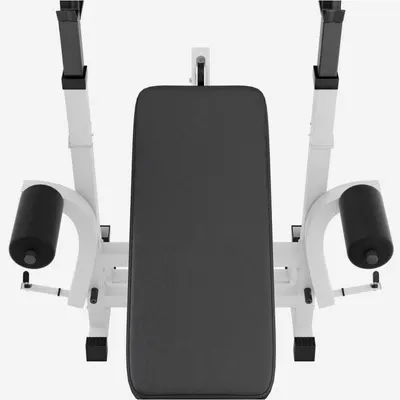 Banca multifunctionala cu set gantere cromate de 108kg