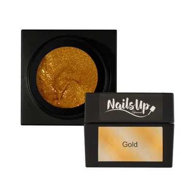 Gel NAILSUP Gypsum Gold 5g pentru Nail Art și Textură 3D