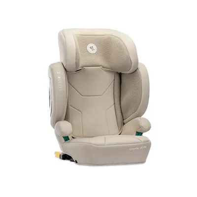 Scaun auto pentru copii Lorelli Growgo Beige cu isofix, pliabil, protectii laterale extensibile, tetiera reglabila, 100-150 cm, 3-12 ani