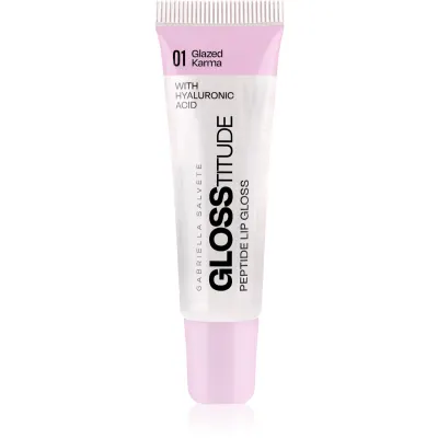 Gabriella Salvete Glosstitude Peptide Lip Gloss lip gloss hidratant culoare 01 Glazed Karma 10 ml