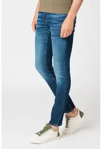 Blugi skinny cu aspect decolorat Miami - Albastru inchis