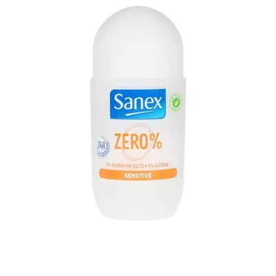 Deodorant roll-on, Sanex, Zero%, 50 ml, alb