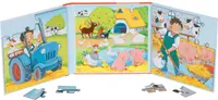 Carte magnetică cu 2 puzzle-uri