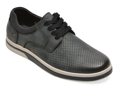 Pantofi BITE THE BULLET bleumarin, Q283, din piele naturala