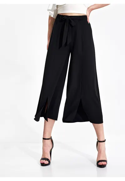 Pantaloni dama M860 - negri - poliester - confortabili - eleganti