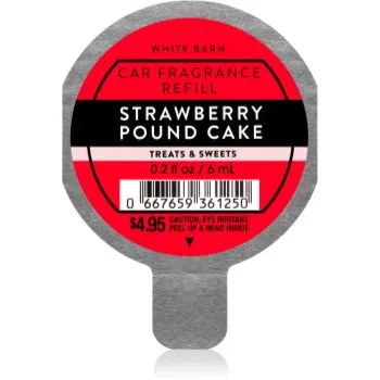 Bath & Body Works Strawberry Pound Cake parfum pentru masina rezervă