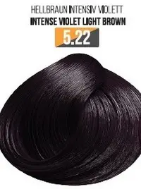 Vopsea Profesionala Cu Amoniac Redus EVOQUE Milk Therapy, Nuanta 5.22 Intense Violet Light Brown - Cu Tehnologie Lipid Micro Emulsion, 100 ml - Evoque