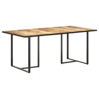 Gossi masa de bucatarie, 180 cm, lemn de mango nefinisat