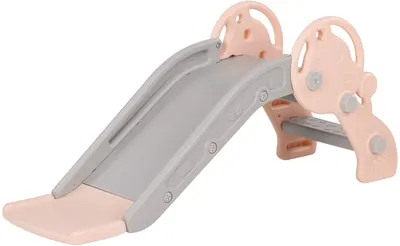 Tobogan pentru copii Chipolino - Copac, 116 cm, roz