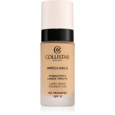 Collistar Impeccabile Long Wear Foundation machiaj persistent SPF 15 3N Natural 30 ml