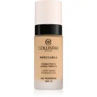 Collistar Impeccabile Long Wear Foundation machiaj persistent SPF 15 3N Natural 30 ml