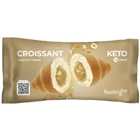 Croissant Keto cu Crema de Alune de Padure Low-Carb fara Zahar Adaugat 50g