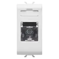 Priza Telefonica Standard Internationala - Rj11 Toolless - 1 Modul - Alb Lucios - Antibacterian - Chorusmart