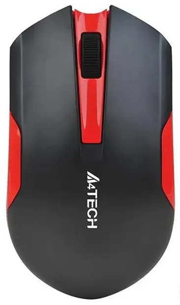 Mouse A4Tech - V-Track G3-200N, optic , wireless , negre /roşu