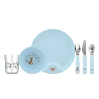 Set de veselă pentru copii 6 buc. din plastic Forest Friends by Little Dutch – Mepal