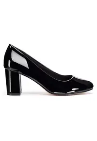 Pantofi dama - piele ecologica - negruqwfwq - Negru