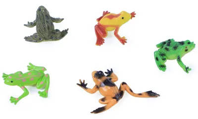 Set de figurine Rappa - broaște, 5 buc. , 4-5 cm