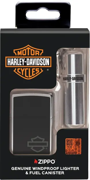 Set brichetă Zippo Harley-Davidson - Cu tub pentru combustibil