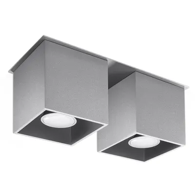 Corp de iluminat pentru tavan QUAD 2 gri