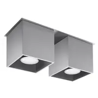 Corp de iluminat pentru tavan QUAD 2 gri