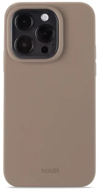 Husă Holdit - Silicone, iPhone 14 Pro, Mocha Brown