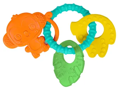 Jucărie de dentiție pentru bebeluși Bright Starts -Ring with Charms