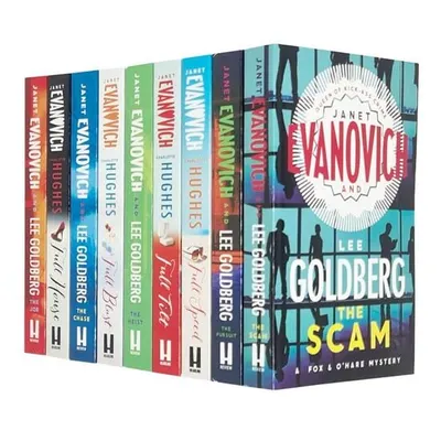 Janet Evanovich 9 Books Collection Set (Scam, Pursuit, Full Speed, Full Tilt, Heist, Full Blast, Chase, Full House, Job)