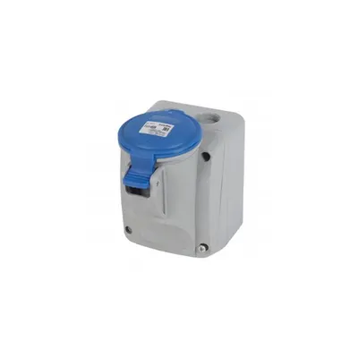 Priza aparenta P17 - IP44 - 200/250 V~ - 16 A - 3P+N+E
