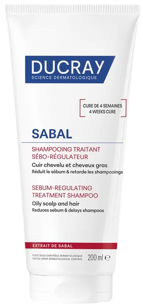 Ducray Sabal Șampon tratament seboreducator, 200 ml