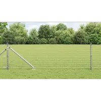 vidaXL Gard Euro pentru Exterior cu Colțuri 50 x 0,4 m Oțel Galvanizat