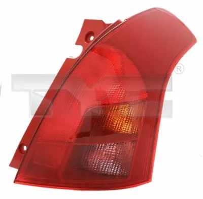 Stop tripla lampa spate stanga potrivit SUZUKI SWIFT HATCHBACK 2005-2007 - (Semnalizator portocaliu, culoare sticla: rosu)