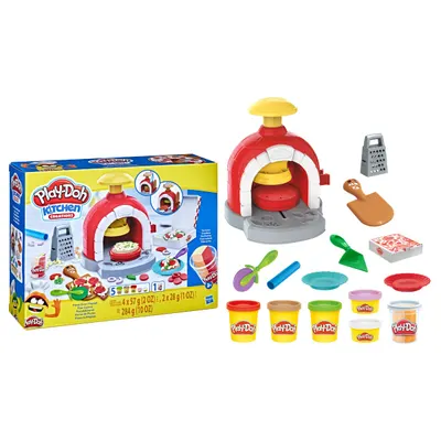 Set plastilina Hasbro Play Doh Kitchen Creations Cuptorul de Pizza