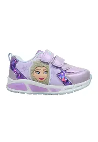 Pantofi sport cu velcro si Disney - Lila/Ametist