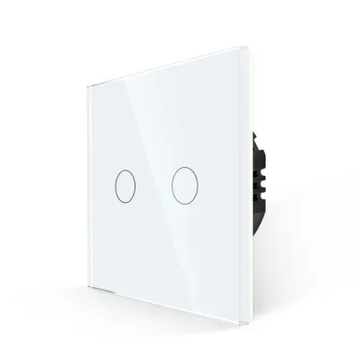 Intrerupator Dublu cu Touch din Sticla LUXION, 500W