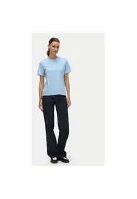 Tricou dama - 304786631 - Bumbac organic - Albastru - Albastru