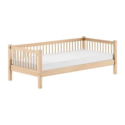 Pat pentru copii în culoare naturală din lemn de fag cu somieră 90x200 cm Forrest – Vipack