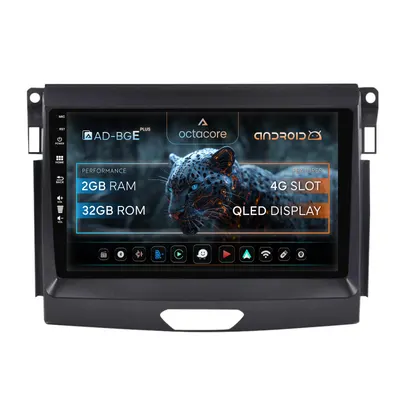 Navigatie Ford Ranger (2015-2020), Android, E-Octacore 2GB RAM + 32GB ROM, 9 Inch - AD-BGE9002+AD-BGRKIT120