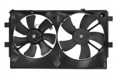 Ventilator radiator (cu carcasa) potrivit MITSUBISHI LANCER VII, LANCER VIII, OUTLANDER II 1.6-3.0 09.03