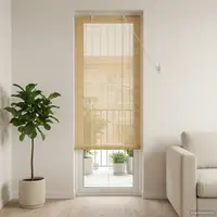 vidaXL Rulou textil natural 60 x 220 cm Bambus