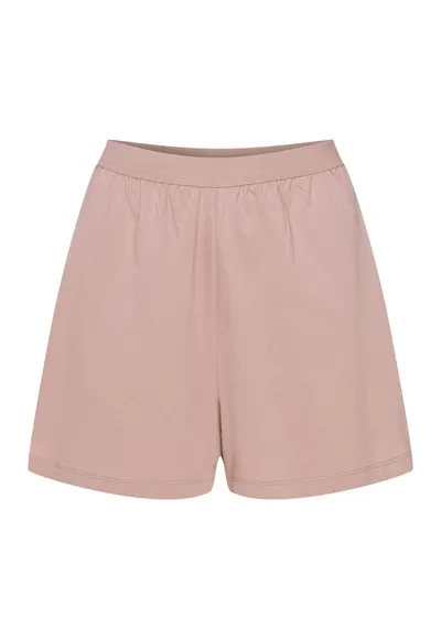 Pantaloni scurti dama roz murdar - bumbac - croiala lejera
