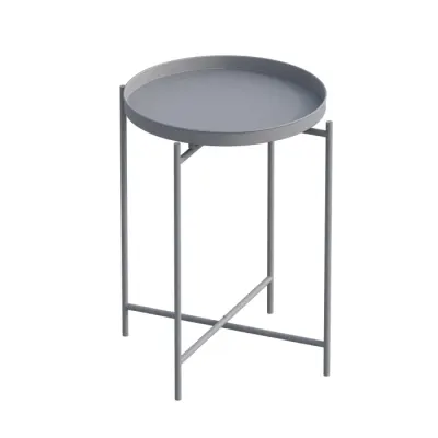 Masuta de cafea SHB-007-C, gri, 46x46x56 cm
