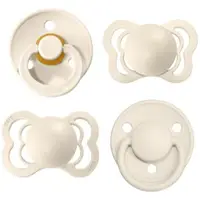 BIBS Try-It Size 1: 0+ months set pentru nou-nascuti si copii Ivory