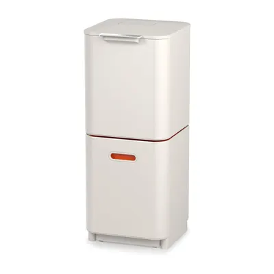Coș pentru sortarea deșeurilor Joseph Joseph Totem Max, 40 l, crem